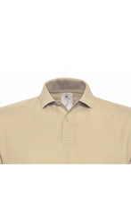 Load image into Gallery viewer, B&amp;C ID.001 Unisex Adults Short Sleeve Polo Shirt (Sand)