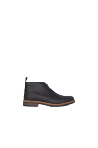 Mens Coniston Heritage Leather Chukka Boots - Black