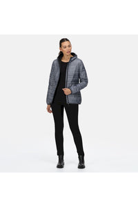 Womens/Ladies Firedown Packaway Insulated Jacket - Grey Marl/Black
