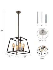 4 Light Pendant Lighting Ceiling Fixtures