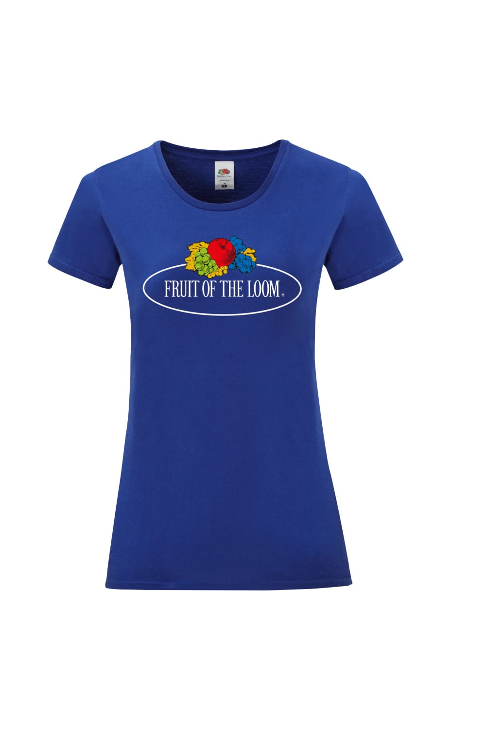 Fruit of the Loom Womens/Ladies Vintage Big Logo T-Shirt (Cobalt Blue)
