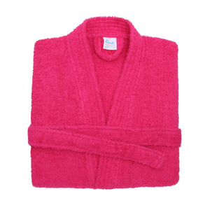 Comfy Unisex Co Bath Robe / Loungewear (Hot Pink) (L/XL (Length 51inch))