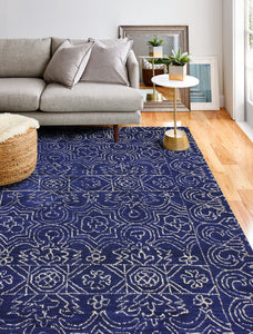 Venezia Area Rug R120-CL133 - Navy