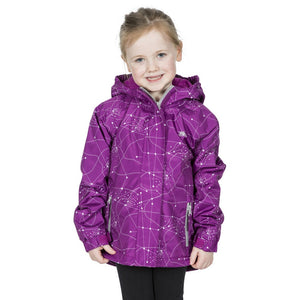 Trespass Childrens Girls Vilma Waterproof Jacket (Purple Orchid)