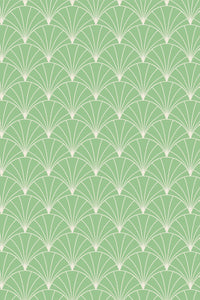 Eco-Friendly Art Deco Arch Wallpaper