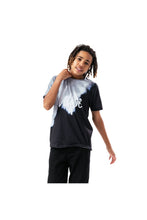 Load image into Gallery viewer, Hype Boys Ripple Tie Dye T-Shirt (Gray/Black)