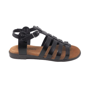 Areca Flat Sandal In Leather