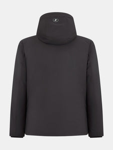 Men's Cesar Waterproof Jacket With Convertible Hood - Black
