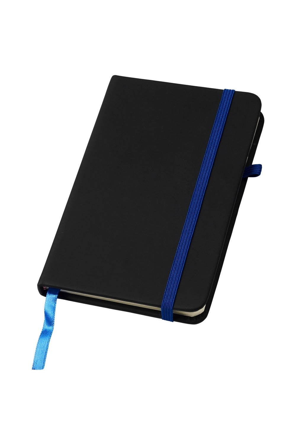 Bullet Noir A6 Notebook With Lined Pages (Solid Black/Blue) (One Size)
