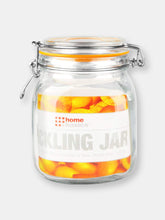 Load image into Gallery viewer, 34 oz. Glass Pickling Jar with Wire Bail Lid and Rubber Seal Gasket