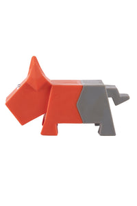 Fofos Ox Farm Dog Chew Toy (Red) (One Size)
