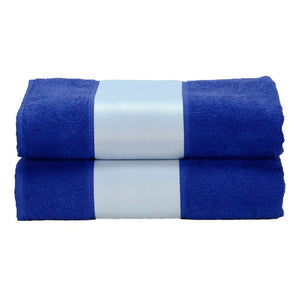 A&R Towels Subli-Me Bath Towel (True Blue) (One Size)