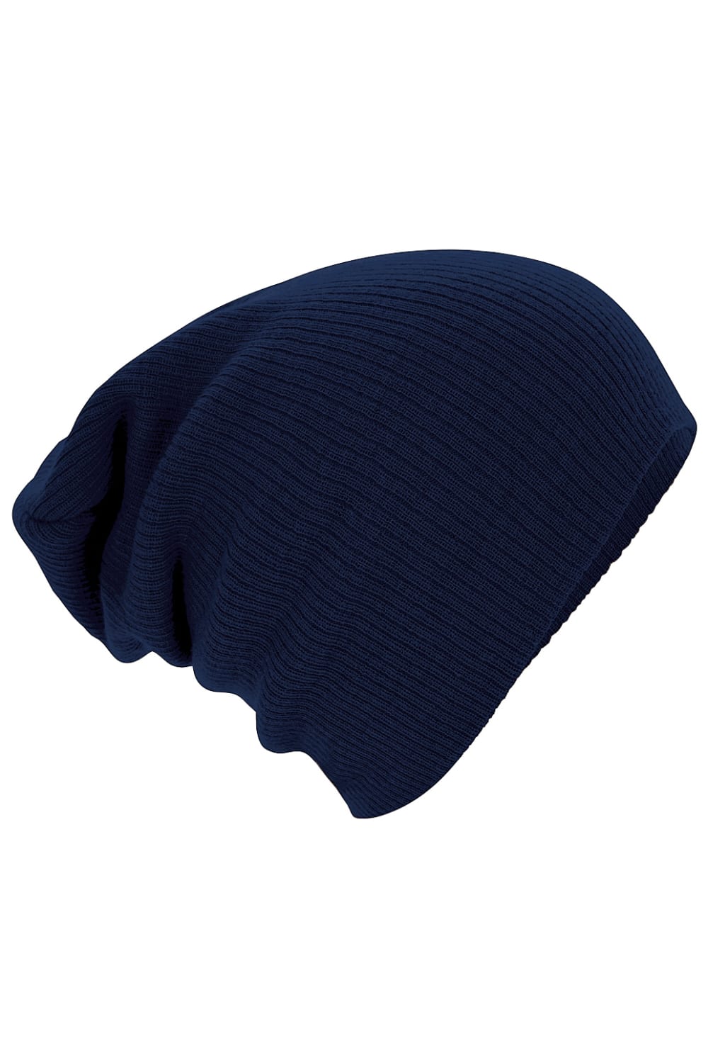 Unisex Slouch Winter Beanie Hat - French Navy