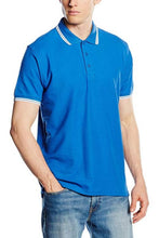 Load image into Gallery viewer, Fruit Of The Loom Mens Tipped Short Sleeve Polo Shirt (Royal Blue/White)