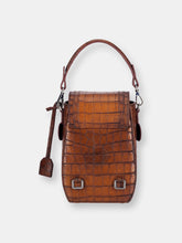 Load image into Gallery viewer, Octavio Whiskey Croc 4 Way Backpack