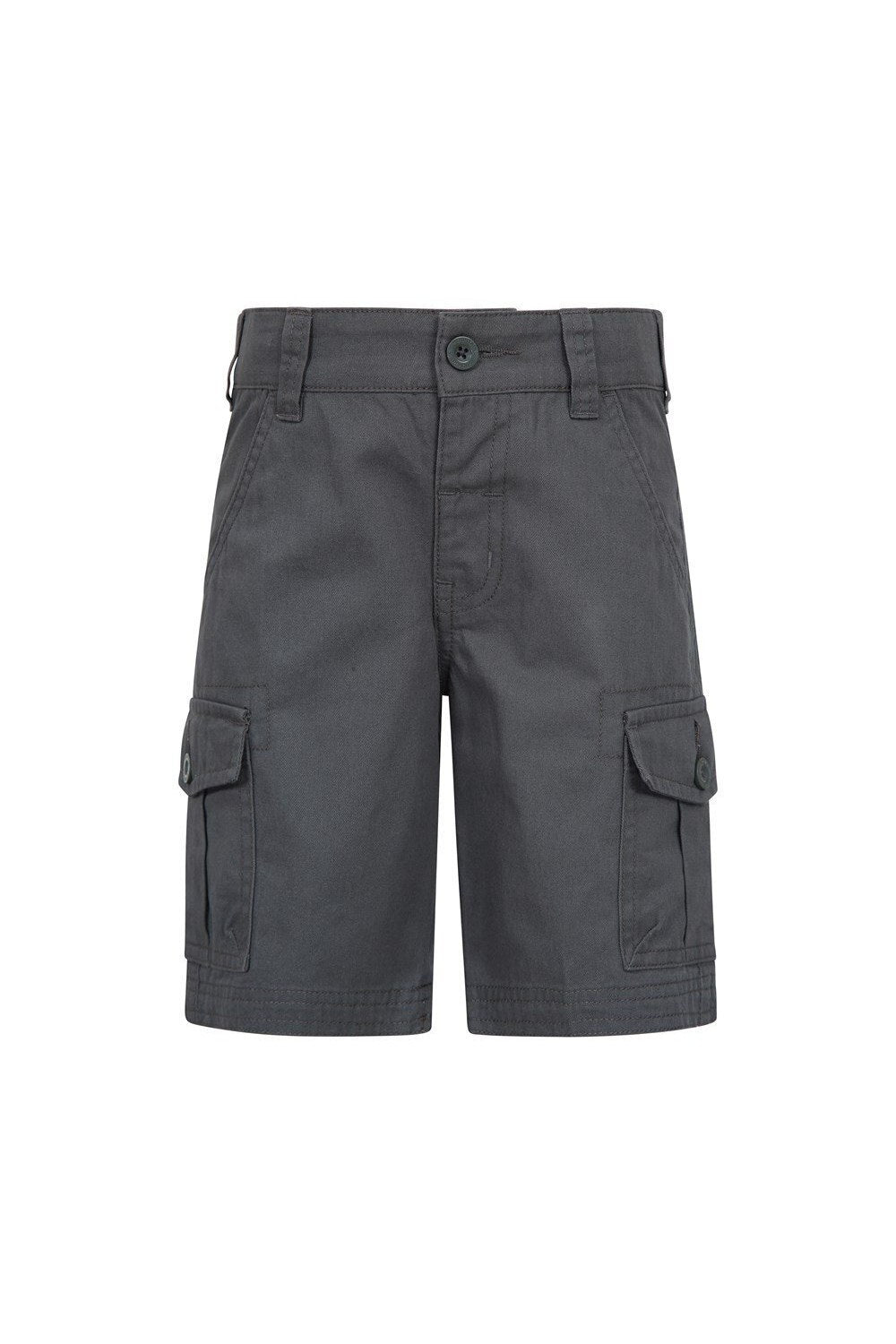 Childrens/Kids Cargo Shorts - Charcoal