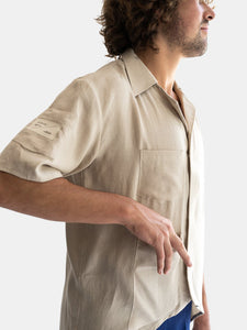 Asymmetric Linen Shirt
