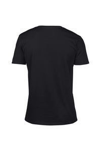 Gildan Mens Soft Style V-Neck Short Sleeve T-Shirt (Black)