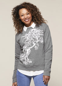 Recycled Fleece Graphic Sweatshirt