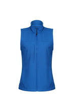 Load image into Gallery viewer, Regatta Womens/Ladies Flux Softshell Bodywarmer / Sleeveless Jacket (Oxford Blue)