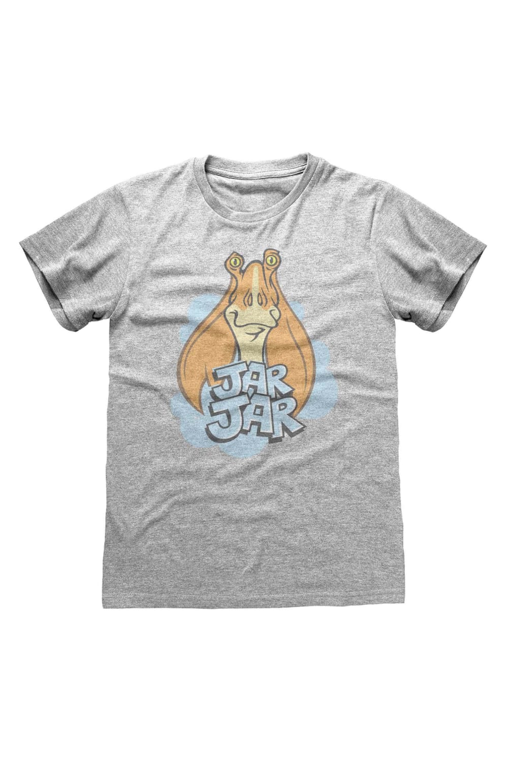 Star Wars Unisex Adult Jar Jar Binks T-Shirt (Heather Grey)