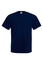 Load image into Gallery viewer, Fruit Of The Loom Mens Super Premium Short Sleeve Crew Neck T-Shirt (Deep Navy)