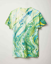 Load image into Gallery viewer, Green Marble Rainbow T-shirt