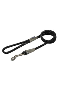Ancol Reflective Dog Slip Lead (Black) (107cm x 1cm)