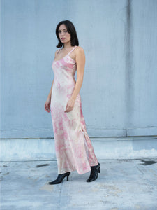 Frankie Silk Dress Rose Stain