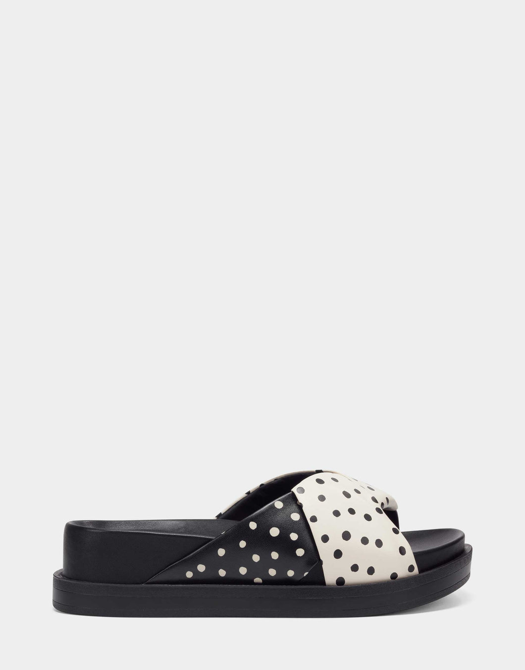 Baily Sandals - Black Polka Dot