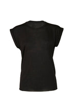 Load image into Gallery viewer, Bella + Canvas Womens/Ladies Flowy Rolled Cuff Muscle T-Shirt