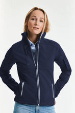 Load image into Gallery viewer, Russell Women/Ladies Bionic Softshell Jacket (French Navy)