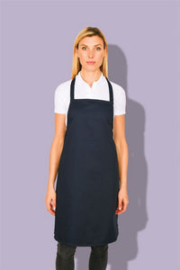 Adults Workwear Full Length Apron In Navy - One Size