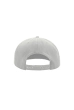 Load image into Gallery viewer, Snap Back Flat Visor 6 Panel Cap - White/Black Pack Of 2
