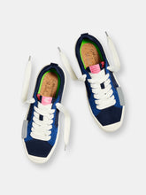 Load image into Gallery viewer, M.I.L. PRO Navy and Mystery Blue Suede Sneaker Men