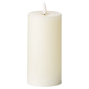 Luxe Collection Natural Glow 3 x 6 LED Ivory Candle - One Size