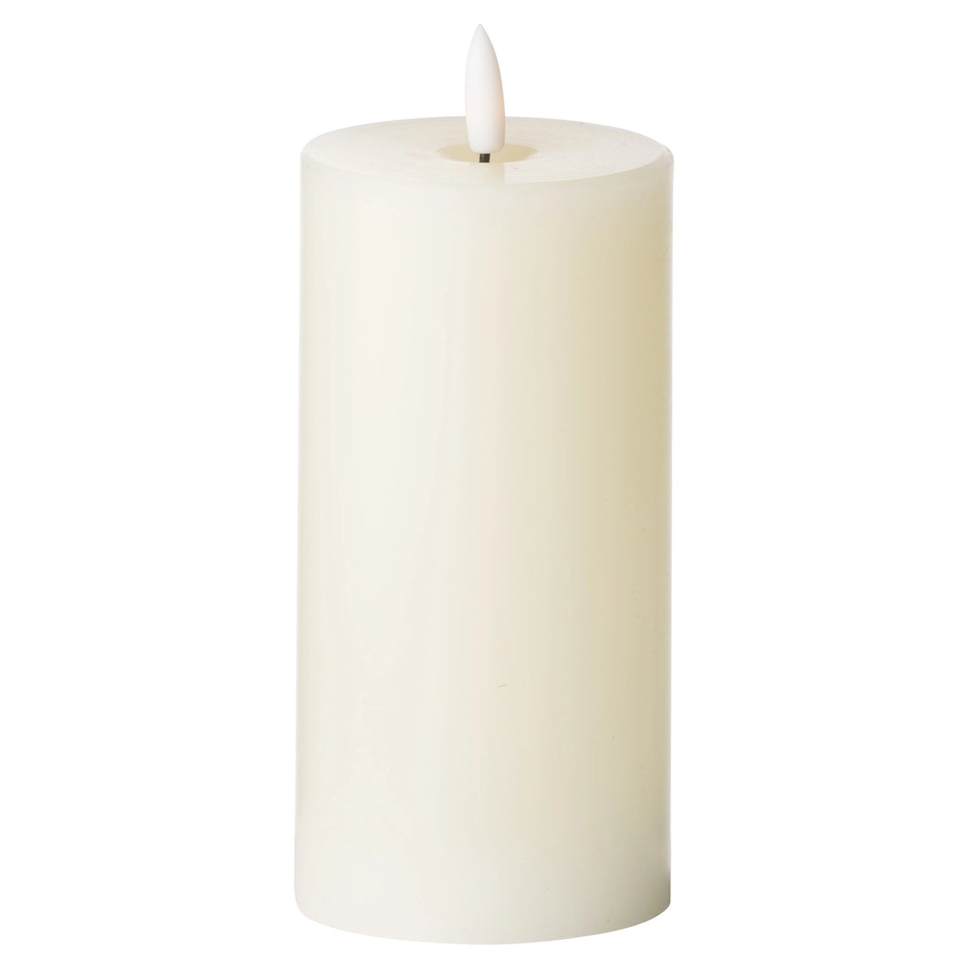 Luxe Collection Natural Glow 3 x 6 LED Ivory Candle - One Size