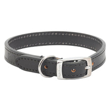 Load image into Gallery viewer, Ancol Pet Products Heritage Buckle Up Leather Dog Collar (Black) (10.2-12.2in (Size 2))