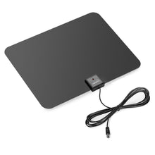 Load image into Gallery viewer, Digital Amplified HDTV Antenna, Flat Indoor UHF/VHF 1080P With Detachable Signal Amplifier