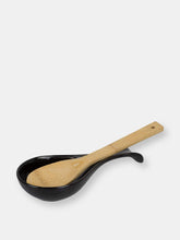 Load image into Gallery viewer, Ceramic Spoon Rest, Black