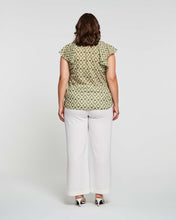 Load image into Gallery viewer, Olive Heart Print Top