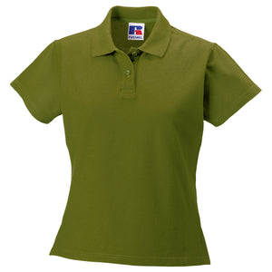 Russell Europe Womens/Ladies Ultimate Classic Cotton Short Sleeve Polo Shirt (Cactus)