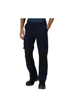 Load image into Gallery viewer, Mens Scandal Stretch Work Trousers - Regular - Navy
