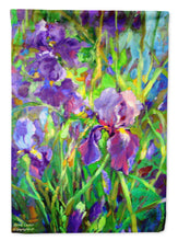Load image into Gallery viewer, 11 x 15 1/2 in. Polyester Iris by the Well Garden Flag 2-Sided 2-Ply