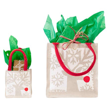 Load image into Gallery viewer, Woodblock Deer Small Itsy Bitsy Gift Bag