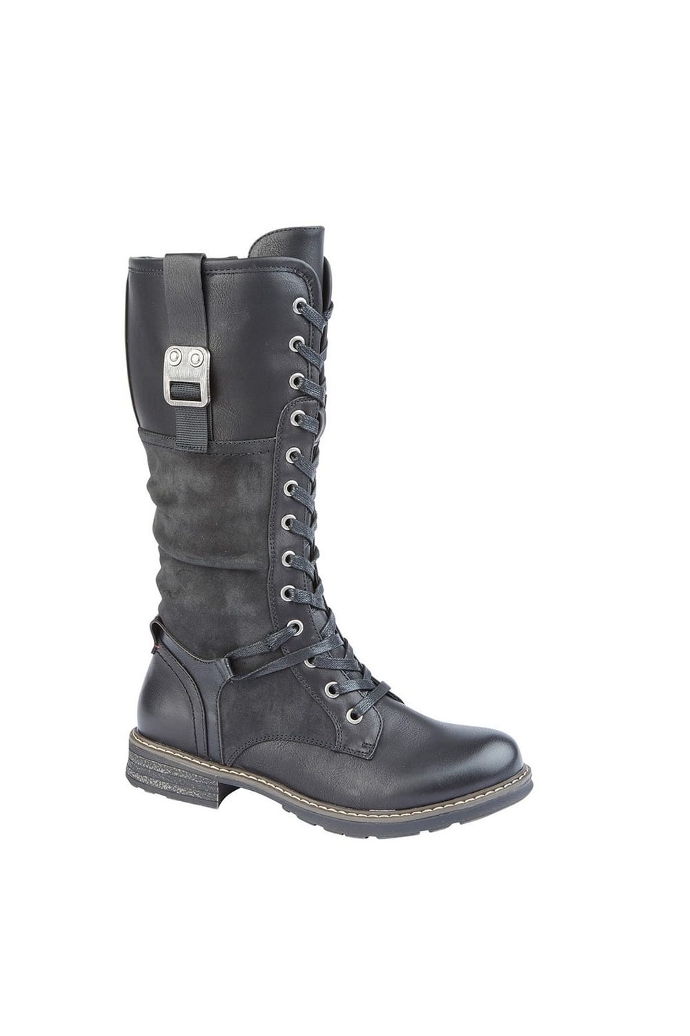 Womens/Ladies Gabriela Knee-High Boots - Black