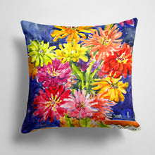 Load image into Gallery viewer, 14 in x 14 in Outdoor Throw PillowFlower - Gerber Daisies Fabric Decorative Pillow
