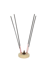 Something Different Soapstone Incense Stick Holder (Pack of 4) (Brown/Gray/White) (One Size)