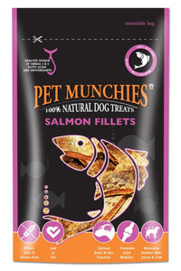 Pet Munchies Natural Salmon Fillet Dog Treats (May Vary) (3.2oz)