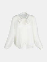 Load image into Gallery viewer, Florence White Chiffon Blouse